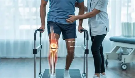 Knee surgery recovery physiotherapy